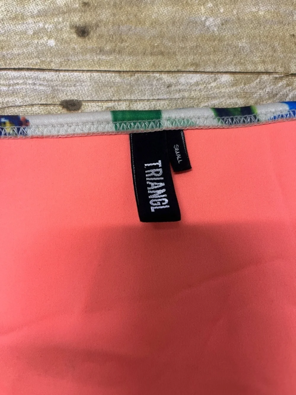 triangl swimwear Multicolor neoprene  Floral Bikini size Small